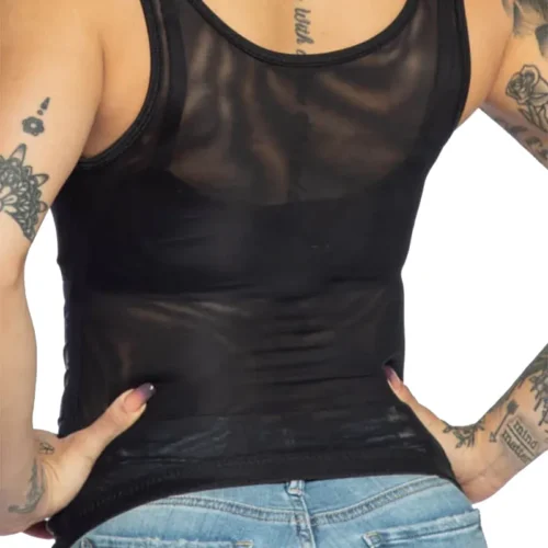 Black Zipper Tank Corset Holster-2 Black Zipper Tank Corset Holster-2