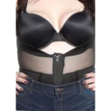 Black Zipper Tank Corset Holster-3