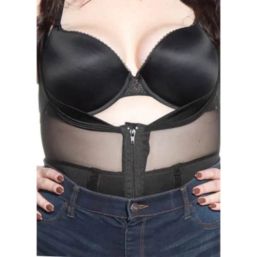 Black Zipper Tank Corset Holster-3 Black Zipper Tank Corset Holster-3