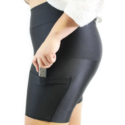 Body Shaping Thigh Holster Concealed Carry Shorts-2 Body Shaping Thigh Holster Concealed Carry Shorts-2