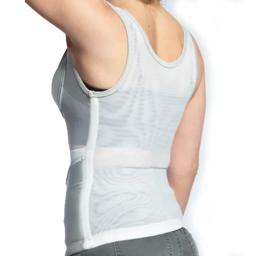 Silver Zipper Tank-Style Corset Holster-3 Silver Zipper Tank-Style Corset Holster-3